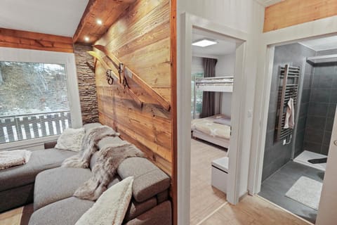 Bathroom, Living room, Bedroom, bunk bed