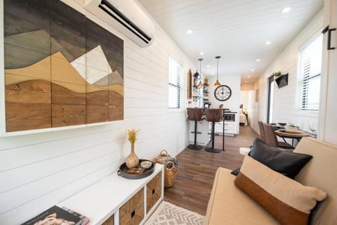 The Newtonian Tiny Container Home near Magnolia House in Waco