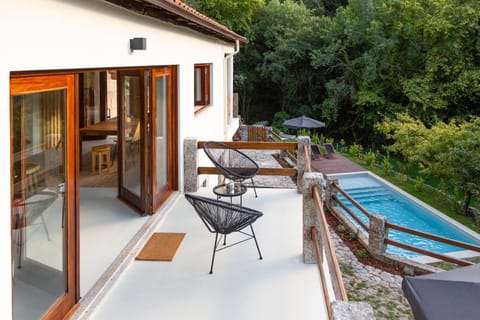 Patio, Balcony/Terrace, Pool view