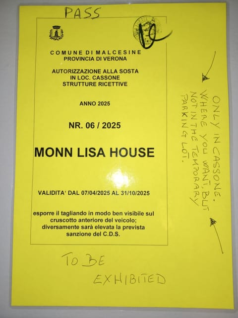 MONNALISA House Apartment in Malcesine