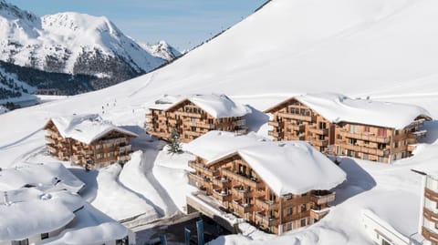 Facade/entrance, Winter, Landmark view, Mountain view