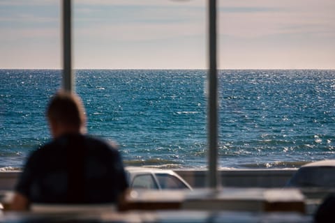 Day, People, Natural landscape, Sea view, group of guests