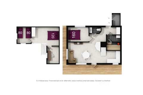 Lomavuokra Kätkäläinen, Levi Central Apartment in Lapland