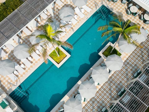 Pool view, Swimming pool, sunbed