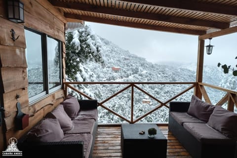 Patio, Natural landscape, Winter, View (from property/room), Balcony/Terrace, Mountain view