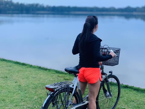 Day, Natural landscape, Cycling, Lake view