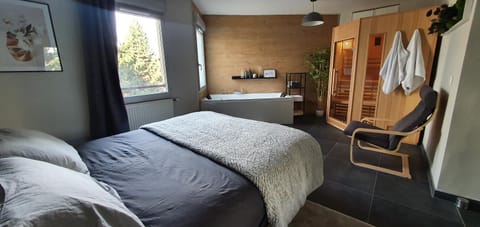 Sauna, Spa and wellness centre/facilities, Bedroom