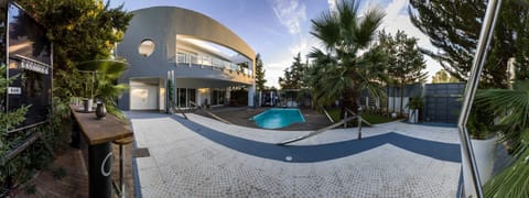 Property building, Pool view, Swimming pool