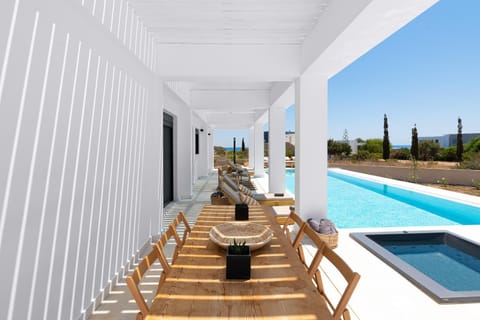 Patio, Pool view