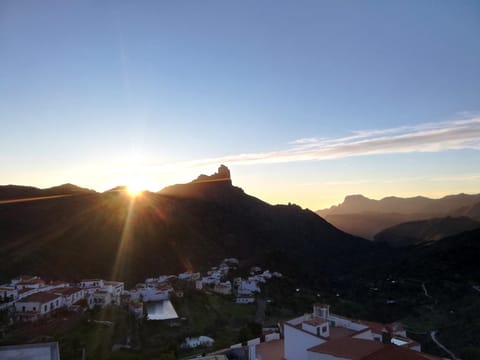 Natural landscape, Mountain view, Sunset