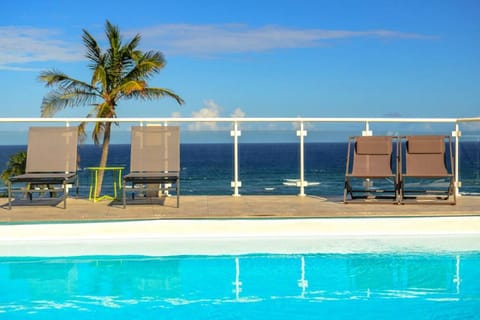 Balcony/Terrace, Pool view, Sea view, Swimming pool