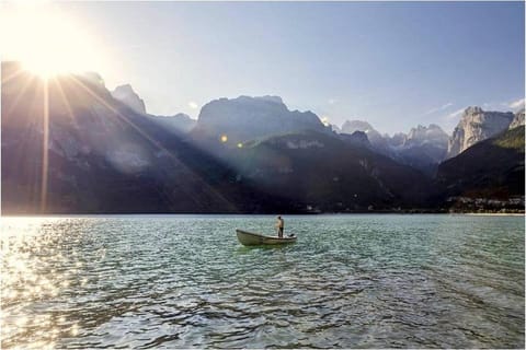 Natural landscape, Lake view, Mountain view