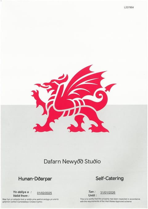 Dafarn Newydd Lodge Apartment in Wales