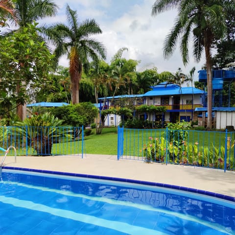 Property building, Natural landscape, Pool view, Swimming pool, Swimming pool