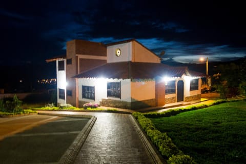 Property building, Night, Family