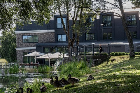 Property building, Natural landscape, River view