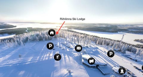 Riihilinna Ski Lodge House in Finland