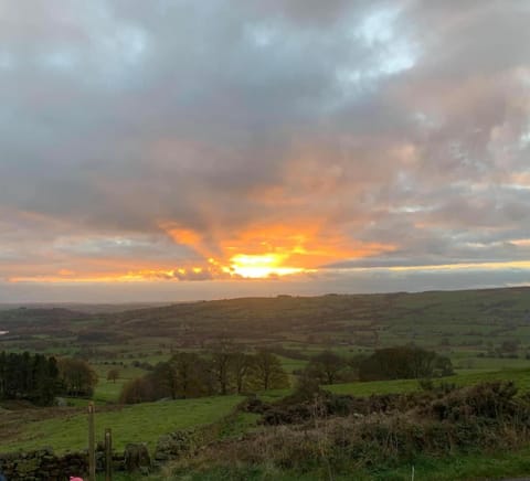 Natural landscape, Hiking, Sunset