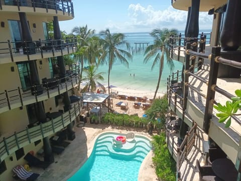 Day, Beach, Sea view, Swimming pool