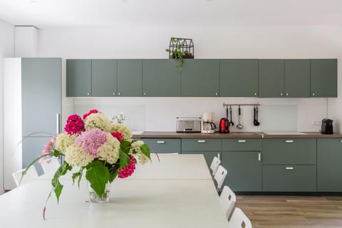 Kitchen or kitchenette, Dining area