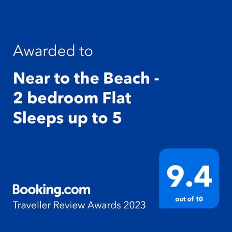 "Near to the Beach "- 2 bedroom Flat Sleeps up to 5 Condo in Burnham-on-Sea