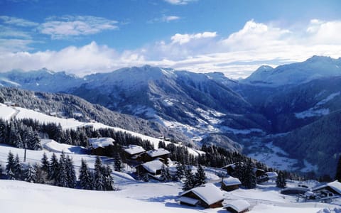 Natural landscape, Winter, Mountain view