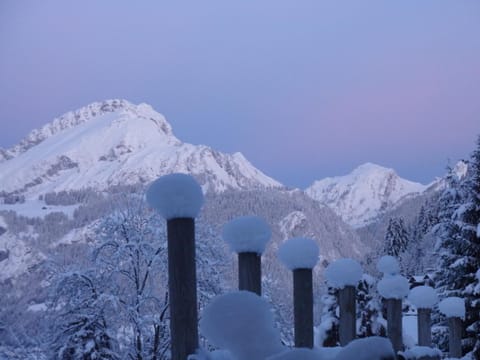 Natural landscape, Winter, Mountain view