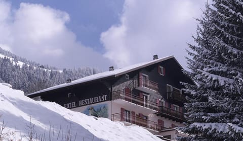 Property building, Winter, Mountain view