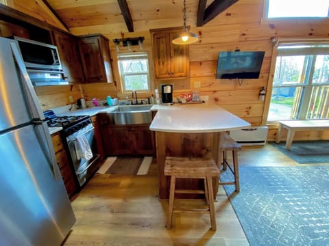 B10 NEW Awesome Tiny Home with AC Mountain Views Minutes to Skiing Hiking Attractions House in Twin Mountain