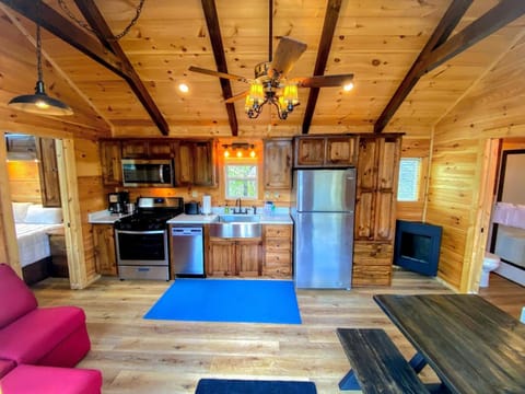 B3 NEW Awesome Tiny Home with AC Mountain Views Minutes to Skiing Hiking Attractions Villa in Twin Mountain