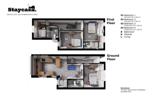 Bright 4 Bedroom House With Free Parking House in Manchester