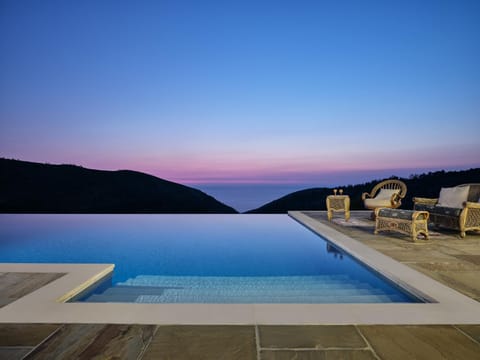 Swimming pool, Sunrise, Sunset