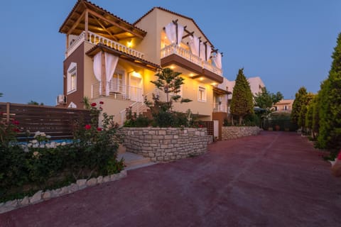 Facade/entrance, Night, Summer, Garden, Sunset