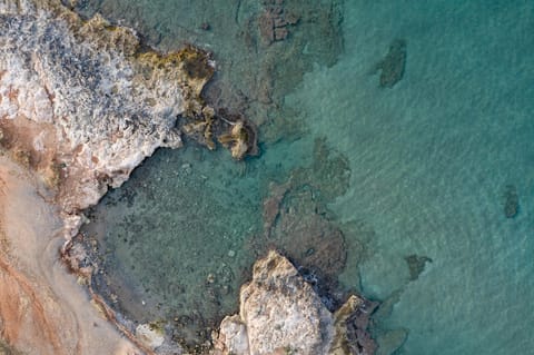 Natural landscape, Bird's eye view, Beach