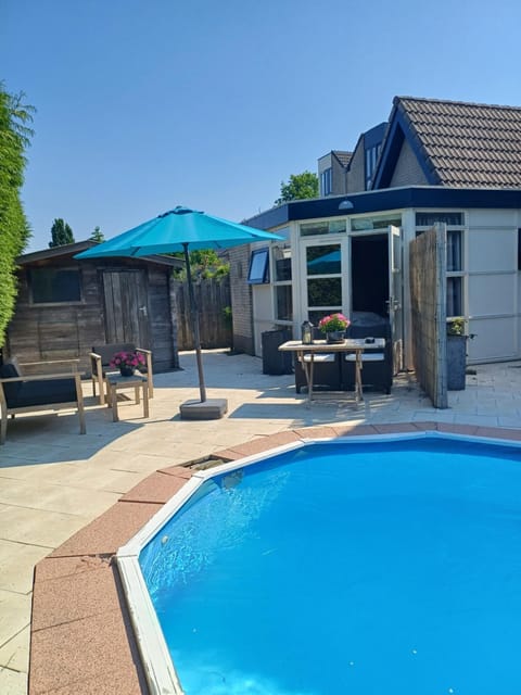 Patio, Pool view