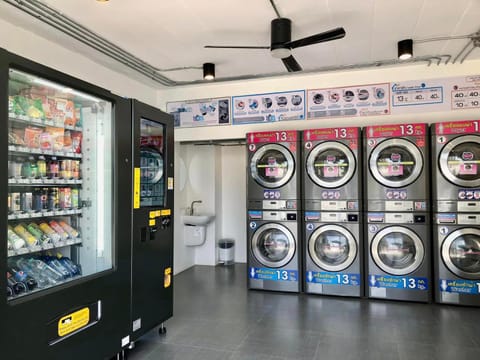 vending machine, washing machine, dryer