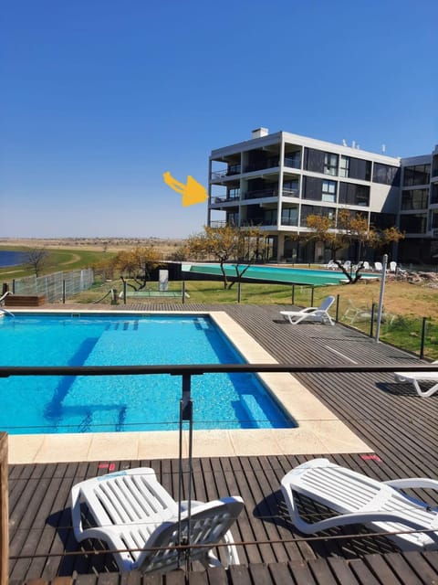 Property building, Pool view, Swimming pool