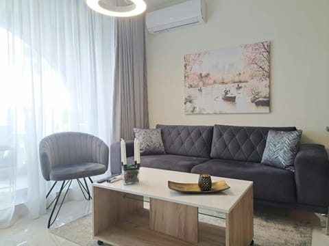 Living room, Seating area, air conditioner