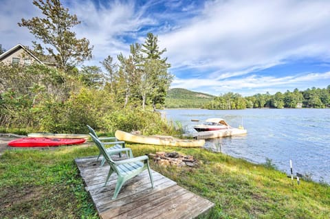 Rustic Adirondacks Home with Hot Tub and Lake Access! House in Capital District, NY, USA