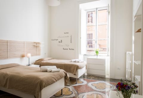 Bed, Decorative detail, Bedroom, City view, towels, towels