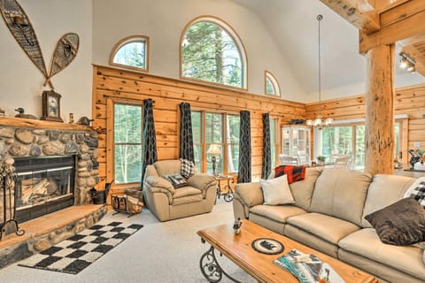 Bayfield Cabin with Wraparound Deck and Fire Pit House in La Plata County