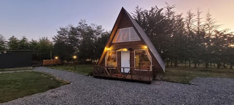 Property building, Garden view, Sunset