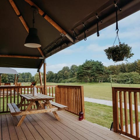 Glamping lodge with Eco-Wellness Luxury tent in Zeewolde