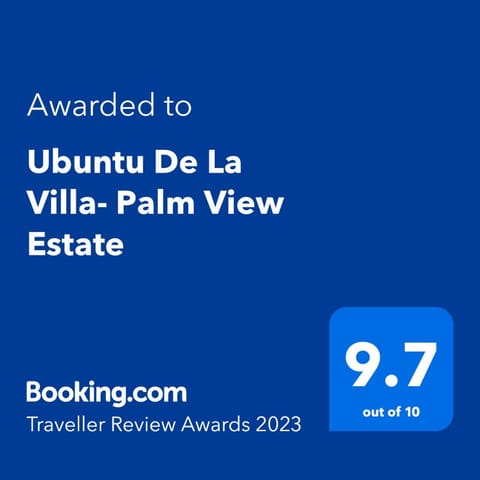 Ubuntu De La Villa- Palm View Estate Villa in St. Ann Parish
