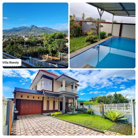 Natural landscape, Mountain view, Swimming pool