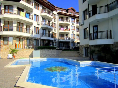 Property building, Pool view, Swimming pool