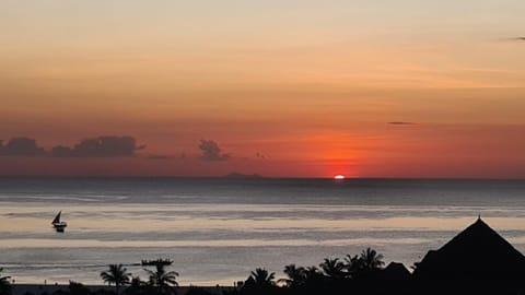 Natural landscape, Beach, Sea view, Sunset