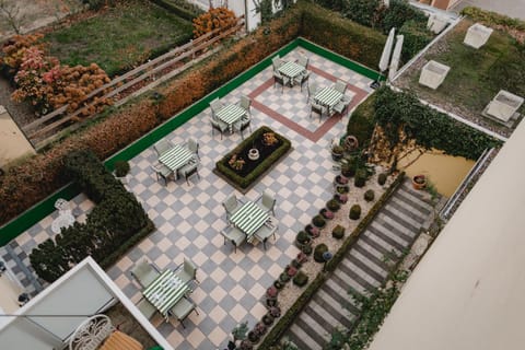 Patio, Bird's eye view, Garden