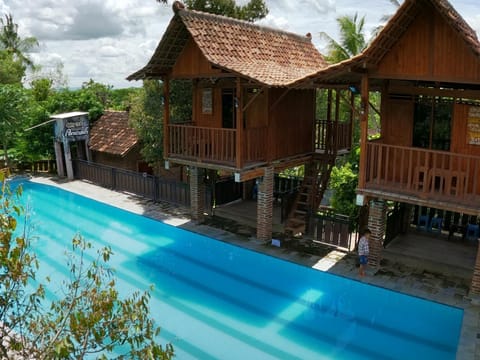 Property building, Pool view, Swimming pool