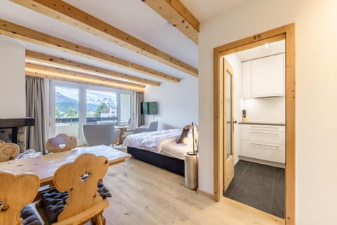 Charming Studio facing Piz Rosatsch Apartment in Saint Moritz